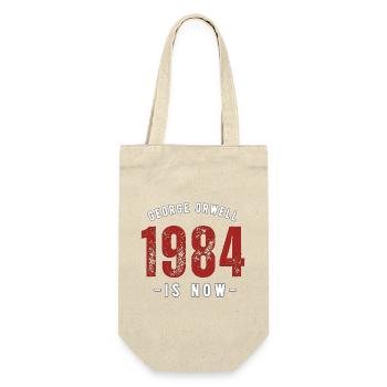 GEORGE ORWELL 1984 - Geschenkbeutel für Flaschen - Natur - Vorne