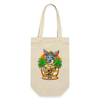 Lustige Esel Cartoon Sommer Strand Sonnenbrille - Geschenkbeutel für Flaschen - Natur - Vorne