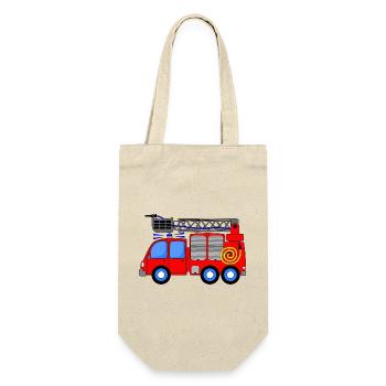 Fire engine children - Gift Bag for Bottles - nature - Front