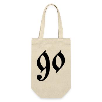 90 - Gift Bag for Bottles - nature - Front