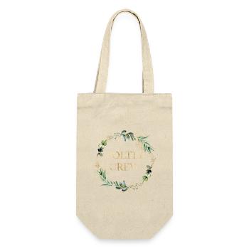 POLTER CREW! personalisierbar - Geschenkbeutel für Flaschen - Natur - Vorne