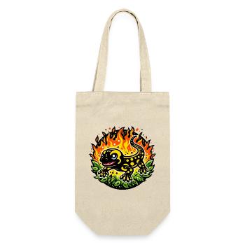Fire salamander - Gift Bag for Bottles - nature - Front