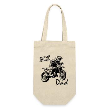mx dad - Geschenkbeutel für Flaschen - Natur - Vorne