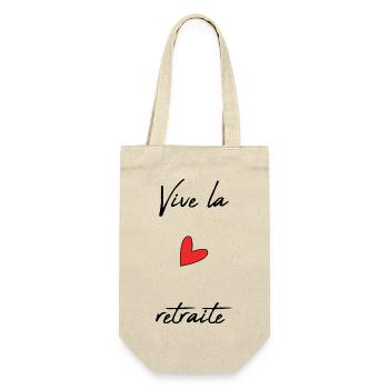 RETIREMENT. RETIREMENT. RETIRED. RETIREMENT - Gift Bag for Bottles - nature - Front