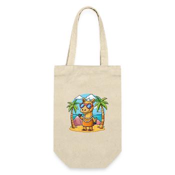 Camel Lustige Cartoon Sommer Strand Sonnenbrille - Geschenkbeutel für Flaschen - Natur - Vorne