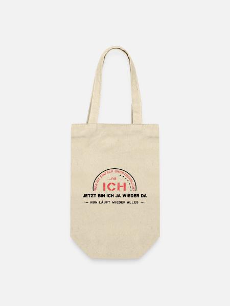 unentbehrlich Ego ich - Geschenkbeutel für Flaschen - Natur