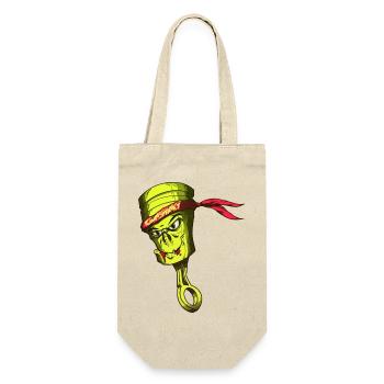 GROMPY GROMSPiRACY - Geschenkbeutel für Flaschen - Natur - Vorne