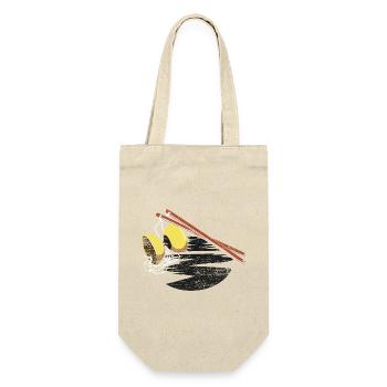 Furchtloser Diabolo Zirkusartist - Geschenkbeutel für Flaschen - Natur - Vorne