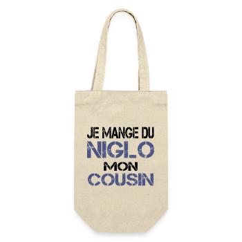 Je mange du Niglo - Sac à bouteille - nature - Devant