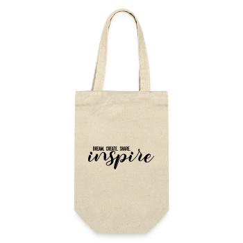 RÊVER. CRÉER. PARTAGER. inspirer - Sac à bouteille - nature - Devant