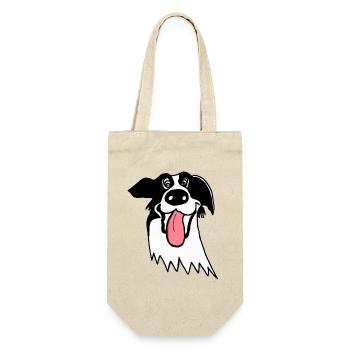 Cute Border Collie - Gift Bag for Bottles - nature - Front