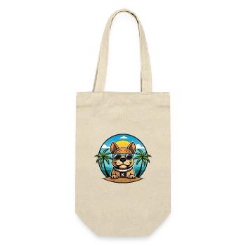 Kai Ken Dog Breed Cartoon Sunglasses Beach - Gift Bag for Bottles - nature - Front