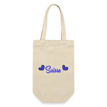 SWITZERLAND. COUNTRY. GENEVA. HUMOR. COUNTRY - Gift Bag for Bottles - nature - Front
