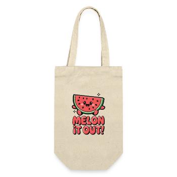 Melon It Out! - Gift Bag for Bottles - nature - Front