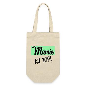 MAMIE. GRAND-MERE. FÊTE DES MÈRES - Sac à bouteille - nature - Devant