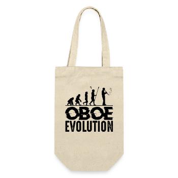 Oboe - Geschenkbeutel für Flaschen - Natur - Vorne