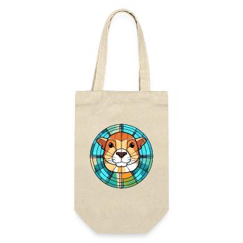 Gopher bunte Aquarell-Tier-Haustier-Illustration - Geschenkbeutel für Flaschen - Natur - Vorne