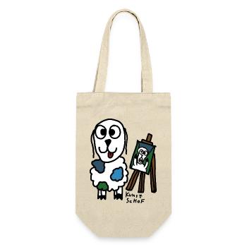 Kunst ScHoF - Geschenkbeutel für Flaschen - Natur - Vorne