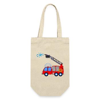 Camion de pompiers avec échelle et eau enfants - Sac à bouteille - nature - Devant