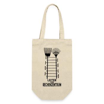 LEITER VOM RECHENZENTRUM - Geschenkbeutel für Flaschen - Natur - Vorne