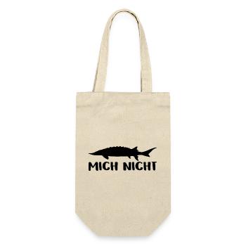 Stör mich nicht - Störsilhouette mit Spruch - Geschenkbeutel für Flaschen - Natur - Vorne