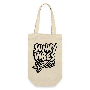 SUNNY VIBES SYLT - Gift Bag for Bottles - nature - Front