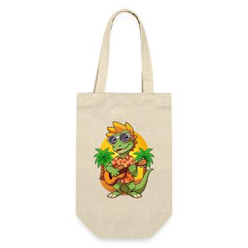 Lunettes de soleil de plage d’été de dessin animé de lézard drôle - Sac à bouteille - nature - Devant