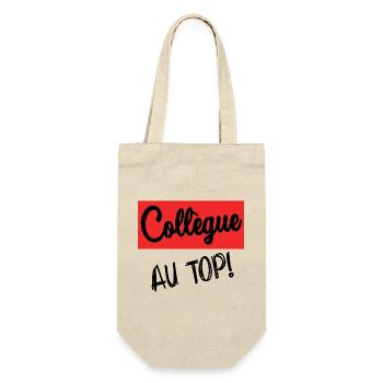 COLLEGUE. DEPART. RETRAITE. EMPLOI. HUMOUR - Sac à bouteille - nature - Devant