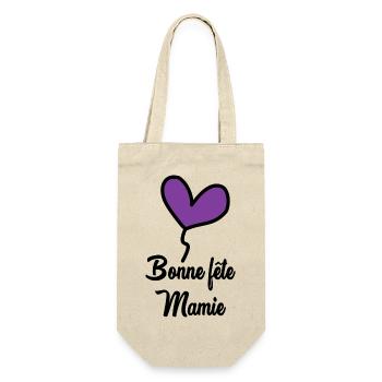 MAMIE. GRAND-MERE. FÊTE DES MÈRES - Sac à bouteille - nature - Devant