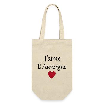 J'aime l'auvergne - Sac à bouteille - nature - Devant