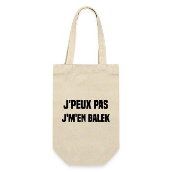J'peux pas j'm'en balek - Sac à bouteille - nature - Devant