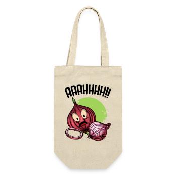 Onion chaos neon illustration - Gift Bag for Bottles - nature - Front