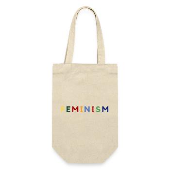 Feminism - Geschenkbeutel für Flaschen - Natur - Vorne