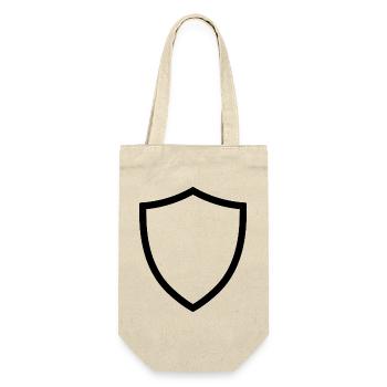 shield icon logo shape security - Gift Bag for Bottles - nature - Front