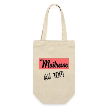 THANK YOU. MISTRESS. MASTER. THANK YOU MISTRESS - Gift Bag for Bottles - nature - Front