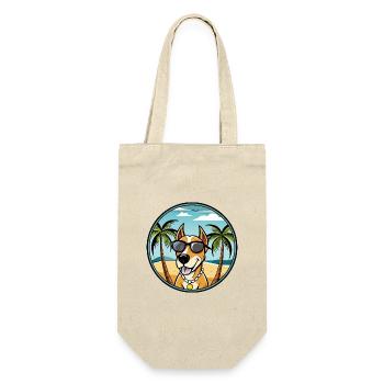 Transsilvanischer Windhund Rasse Cartoon Sonnenbrille - Geschenkbeutel für Flaschen - Natur - Vorne