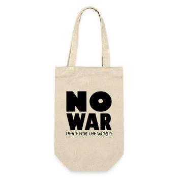 PAS GUERRE Paix pour le monde - Sac à bouteille - nature - Devant