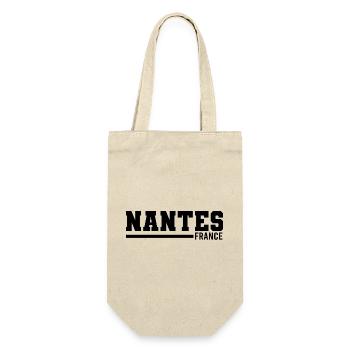 Nantes | France - Gift Bag for Bottles - nature - Front