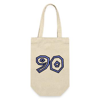 90 - Geschenkbeutel für Flaschen - Natur - Vorne