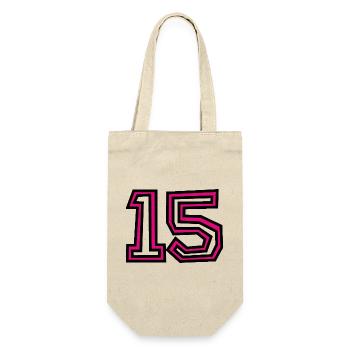 15 - Gift Bag for Bottles - nature - Front