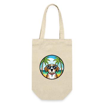 Kerry Beagle Hunderasse Cartoon Sonnenbrille Strand - Geschenkbeutel für Flaschen - Natur - Vorne