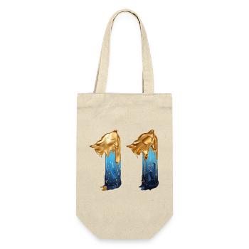 NO. 11 NUMBER 11 COOL 11TH BIRTHDAY - Gift Bag for Bottles - nature - Front