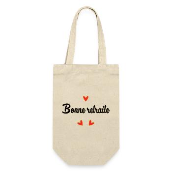 RETIREMENT. RETIREMENT. RETIRED. RETIREMENT - Gift Bag for Bottles - nature - Front