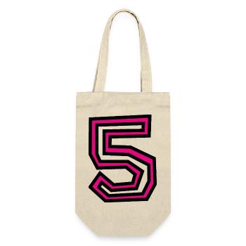 5 - Gift Bag for Bottles - nature - Front