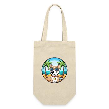Ariege Pointer Hund Rasse Cartoon Sonnenbrille Strand - Geschenkbeutel für Flaschen - Natur - Vorne