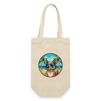 Magyar Agar Chien Race Dessin Animé Lunettes de soleil Plage - Sac à bouteille - nature - Devant