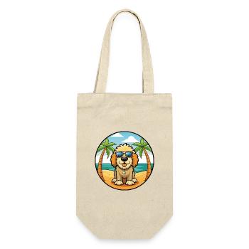 Spanish Water Dog Breed Cartoon Sunglasses Beach - Gift Bag for Bottles - nature - Front