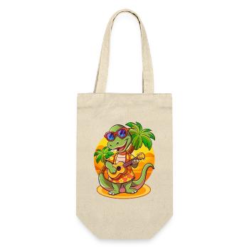 Drôle Serpent Dessin Animé Plage D’été Lunettes De Soleil Guitare - Sac à bouteille - nature - Devant