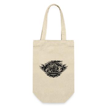 Tractor Pulling Logo - Gift Bag for Bottles - nature - Front