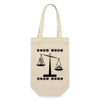 More laws more love - less weapons - Gift Bag for Bottles - nature - Front